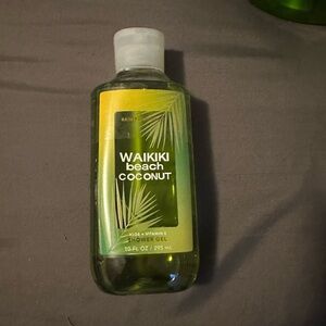 Bath & Body Works Waikiki Beach Coconut Shower Gel - Yellow and Green